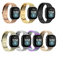 New Replacement Wrist Band For Fitbit Versa 3/Fitbit Sense Watch bands Metal Stainless Steel Strap Watch Accessories