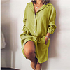 new spring/summer 2021 ebay amazon wish light mature cardigan lapel loose-fitting blouse miniinthebox