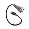 New USB 2.0 3LED Plug-N Flexible Notebook Laptop Super Bright LED Light