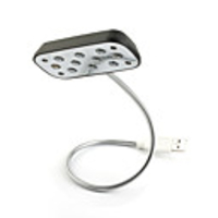 New USB 2.0 10LED Plug-N Flexible Notebook Laptop Super Bright LED Light