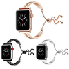 NEW Women 44mm/40mm/38mm/42mm Bangle Bracelet Pendant Strap Wristbands Stainless Steel Watch Band Tassel Jewelry Cuff For Apple Watch 4/3/2/1