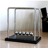 Newton Cradle Balance Ball Stress Reliever Educational Toy Gravity Type Metal Ornament Stress and Anxiety Relief Kid