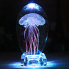 Night Light Table Lamp Colorful Jellyfish Night Light Novel Crystal Crafts LED Night Lamp Luminous Atmosphere Light Gife miniinthebox