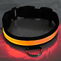 Nightlight Flashing Pet Leash (Orange)