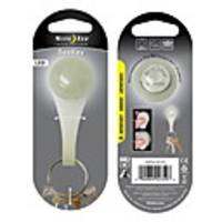 Nite Ize Bicycle SeeKey Safety Light with Keychain (White/Green)