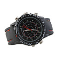 Noctilucent High-Definition 1600 1200 Resolution DVR Watch Camera Silicone Band