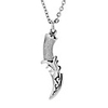 Non-mainstream Titanium Steel Black Sword Totem Necklace