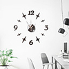 Nordic Creative Star Mirror Wall Clock DIY Acrylic Digital Silent Clock Decoration Wall Sticker Household Wall Clock