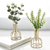 Nordic Iron Geometric Hydroponic Vase Dry Flower Ornament Living Room Dining Table Flower Arrangement Tabletop Ornament miniinthebox