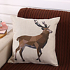 Nordic Simple Flax Pillow Case Cover Living Room Bedroom Sofa Cushion Cover Modern Sample Room Cushion Cover