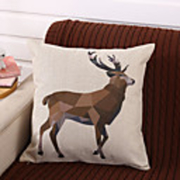Nordic Simple Flax Pillow Case Cover Living Room Bedroom Sofa Cushion Cover Modern Sample Room Cushion Cover