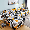 Nordic Simple Geometric Pattern Sofa Cover Single Double Three Person Stretch Sofa Cover