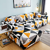 Nordic Simple Geometric Pattern Sofa Cover Single Double Three Person Stretch Sofa Cover