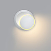 Nordic Simple LED Wall Lamp Round Bedside Eclipse Wall Lamp 360 Rotation Black And White Decoration Living Room Background Wall Stair Lamp