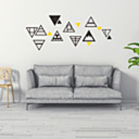Nordic Style Geometry Art Wall Sticker For House Decoration Living Room Bedroom Decor Art Decals Mural Vinyl Wall Stickers