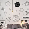 Nordic Style Geometry Art Wall Sticker For House Decoration Living Room Bedroom Decor Art Decals Mural Vinyl Wall Stickers