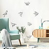 Nordic Style Geometry Art Wall Sticker For House Decoration Living Room Bedroom Decor Art Decals Mural Vinyl Wall Stickers Birds