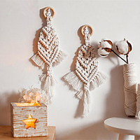Nordic style Woven Tassel Bedroom Wall Decoration pendant with 1815CM miniinthebox