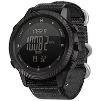 NORTH EDGE Digital Watch for Men Digital Digital Modern Style Sporty Casual Outdoor Waterproof Altimeter LED Light Metal Canvas Classic Theme Number Pineapple / One Year / Compass / Noctilucent miniinthebox
