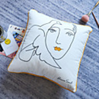 Northern Europe Simple Peace Dove Style Pillow Case Cover Living Room Bedroom Sofa Cushion Cover Modern Sample Room Cushion Cover