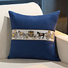 Northern Europe Style Affection Horse Cotton Royal Carriage Series Pillow Case Cover Modern Sample Room Cushion Cover Living Room Bedroom Sofa Cushion Cover