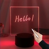Note Board Creative LED Night Light 16 Color Change USB Message Board Holiday Light With Pen Gift For Children Girlfriend Decoration Night Lamp DIY 3D Night Light miniinthebox