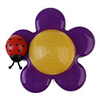 Novelty Flower LED Light with ladybug (Purple)