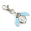 Novelty Ladybird Keyring Watch,  Blue