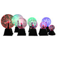 Novelty Magic Crystal Plasma Ball Touch Light 4 5 6 8 inch LED Night Light Glass Plasma Ball Sphere Table Lights