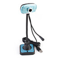 Novelty Superior Webcam with Microphone Photographing (Blue)