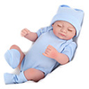 NPK DOLL 10 inch Reborn Doll Reborn Toddler Doll Baby Boy Baby Girl Safety Gift Cute Full Body Silicone with Clothes and Accessories for Girls