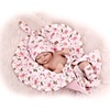 NPKCOLLECTION 12 inch NPK DOLL Reborn Doll Girl Doll Baby Boy Baby Girl Cute Child Safe Non Toxic Birthday Tipped and Sealed Nails Full Body Silicone with Clothes and Accessories for Girls