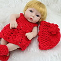 NPKCOLLECTION 12 inch NPK DOLL Reborn Doll Girl Doll Baby Girl lifelike Cute Hand Made Child Safe Non Toxic Full Body Silicone 28cm with Clothes and Accessories for Girls