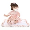 NPKCOLLECTION 18 inch NPK DOLL Reborn Doll Girl Doll Baby Girl Newborn lifelike Cute Eco-friendly Child Safe with Clothes and Accessories for Girls