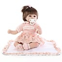 NPKCOLLECTION 18 inch NPK DOLL Reborn Doll Girl Doll Baby Girl Newborn lifelike Cute Eco-friendly Child Safe with Clothes and Accessories for Girls