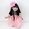 NPKCOLLECTION 22 inch NPK DOLL Reborn Doll Baby Reborn Baby Doll lifelike Cute Hand Made Child Safe Non Toxic Cloth 3/4 Silicone Limbs and Cotton Filled Body 55cm with Clothes and Accessories for