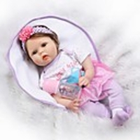 NPKCOLLECTION 22 inch NPK DOLL Reborn Doll Baby Reborn Baby Doll Newborn lifelike Cute Child Safe Non Toxic with Clothes and Accessories for Girls