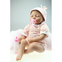 NPKCOLLECTION 22 inch NPK DOLL Reborn Doll Baby Reborn Baby Doll Newborn lifelike Cute Hand Made Child Safe 22 with Clothes and Accessories for Girls