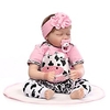 NPKCOLLECTION 24 inch NPK DOLL Reborn Doll Baby Reborn Toddler Doll Reborn Baby Doll lifelike Gift Cute Hand Made Child Safe Cloth 3/4 Silicone Limbs and Cotton Filled Body with Clothes and miniinthebox