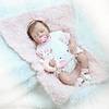 NPKCOLLECTION 24 inch NPK DOLL Reborn Doll Girl Doll Baby Girl Reborn Toddler Doll Newborn lifelike Gift Child Safe Non Toxic Cloth 3/4 Silicone Limbs and Cotton Filled Body with Clothes and