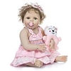 NPKCOLLECTION Reborn Doll Baby Baby Girl 24 inch Full Body Silicone Vinyl - lifelike Gift Artificial Implantation Blue Eyes Kid
