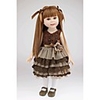 NPKCOLLECTION Reborn Doll Newborn lifelike Cute Hand Made Child Safe Full Body Silicone 18 with Clothes and Accessories for Girls