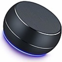 NUBWO Portable Bluetooth Speaker with Enhanced Bass and Stereo Sound 8H Playtime Bulti in Mic Mini Wireless Speaker Portable for Phone iPad Mac Tablet Echo(Black)