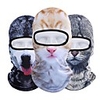 Nuckily Balaclava Animal Windproof Sunscreen Breathability Soft Comfortable Bike / Cycling Dark Grey GrayWhite Cream Coolmax Winter for Men