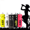 Nuckily Bike Sports Water Bottle BPA Free Portable Lightweight Leak-proof Non Toxic For Cycling Bicycle Road Bike Mountain Bike MTB Camping / Hiking Running Outdoor PP Light Yellow Black Fuchsia