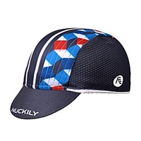 Nuckily Cycling Cap / Bike Cap Visor Geometic UV Resistant Breathable Sweat-wicking Bike / Cycling Blue Spandex for Men