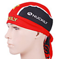 Nuckily Skull Cap Beanie Do Rag Stripes Geometic Windproof Sunscreen UV Resistant Breathable Anatomic Design Bike / Cycling Red Polyester Winter for Men