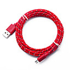 Nylon Braided Micro USB Cable 3m Data Sync USB Charger Cable For Samsung HTC LGHuawei Xiaomi Android Phone Cables