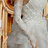 Nylon Opera Length Glove Lace / Gloves With Trim