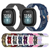 Nylon Watch Band for Fitbit Versa 3 / Sense Replaceable Bracelet Wrist Strap Wristband